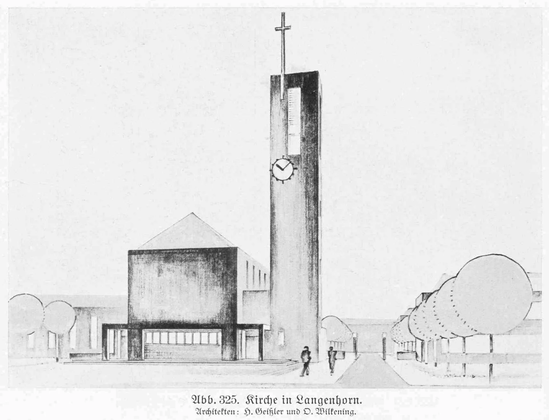 Ansgarkirche - cultural site in Hamburg, Germany