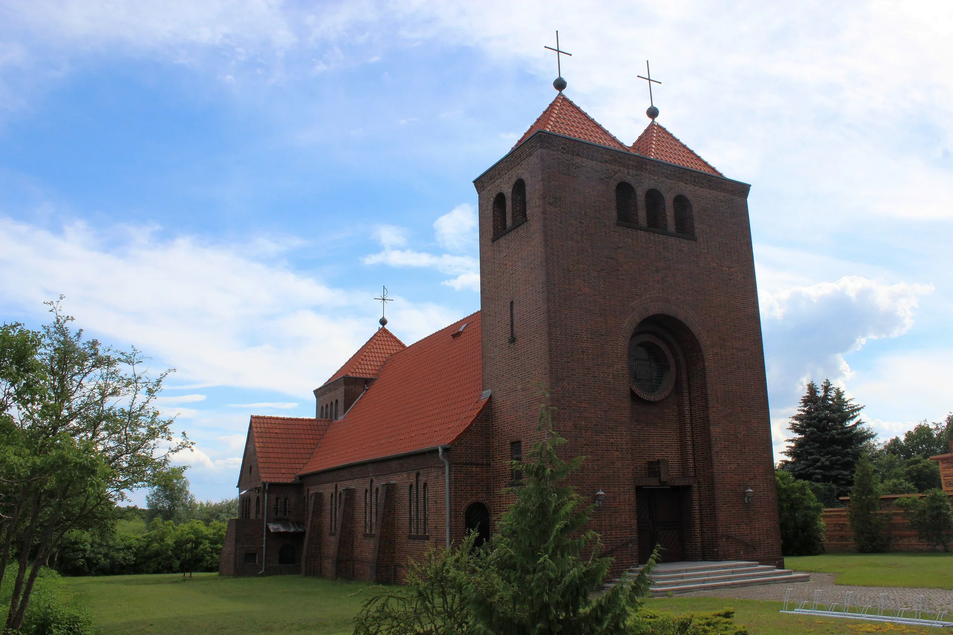 Christ-the-King church Lauchhammer - cultural site in Brandenburg, Germany