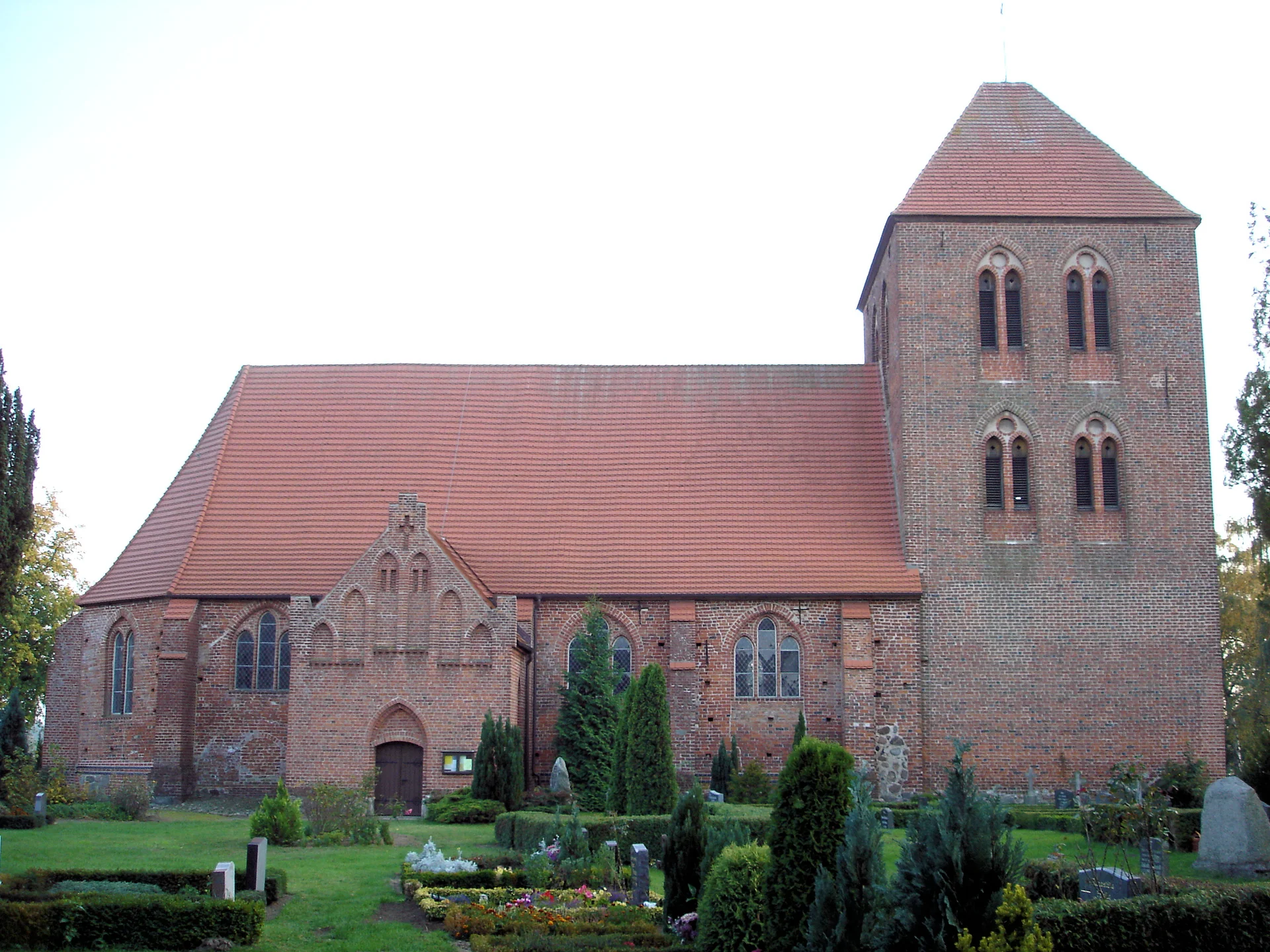 Church in Alt Bukow - cultural site in Mecklenburg-Vorpommern, Germany
