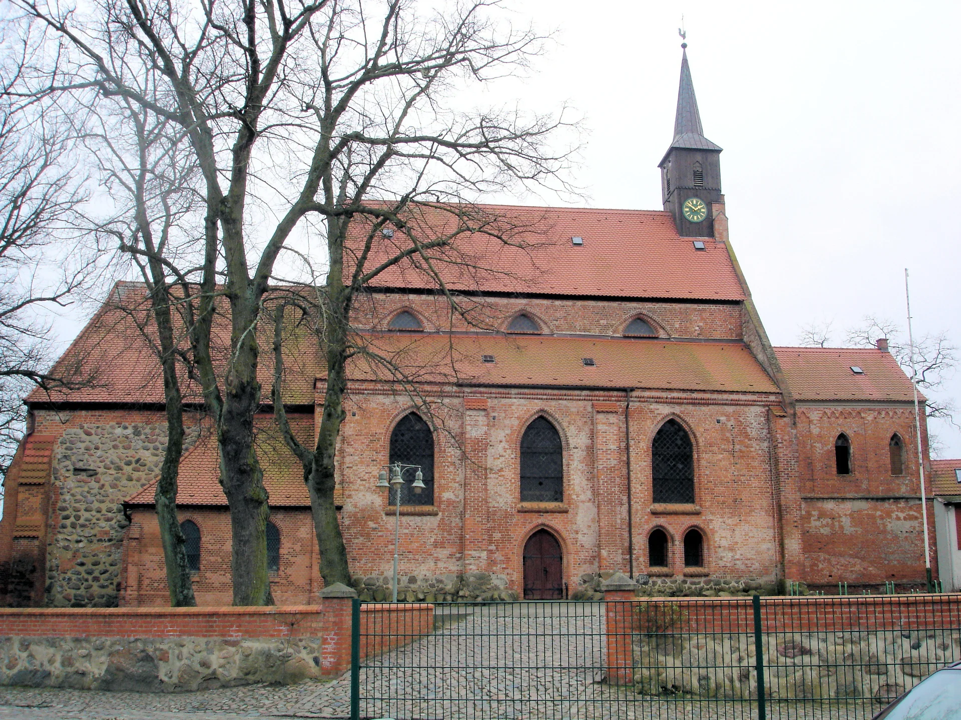 Church in Tessin - cultural site in Mecklenburg-Vorpommern, Germany