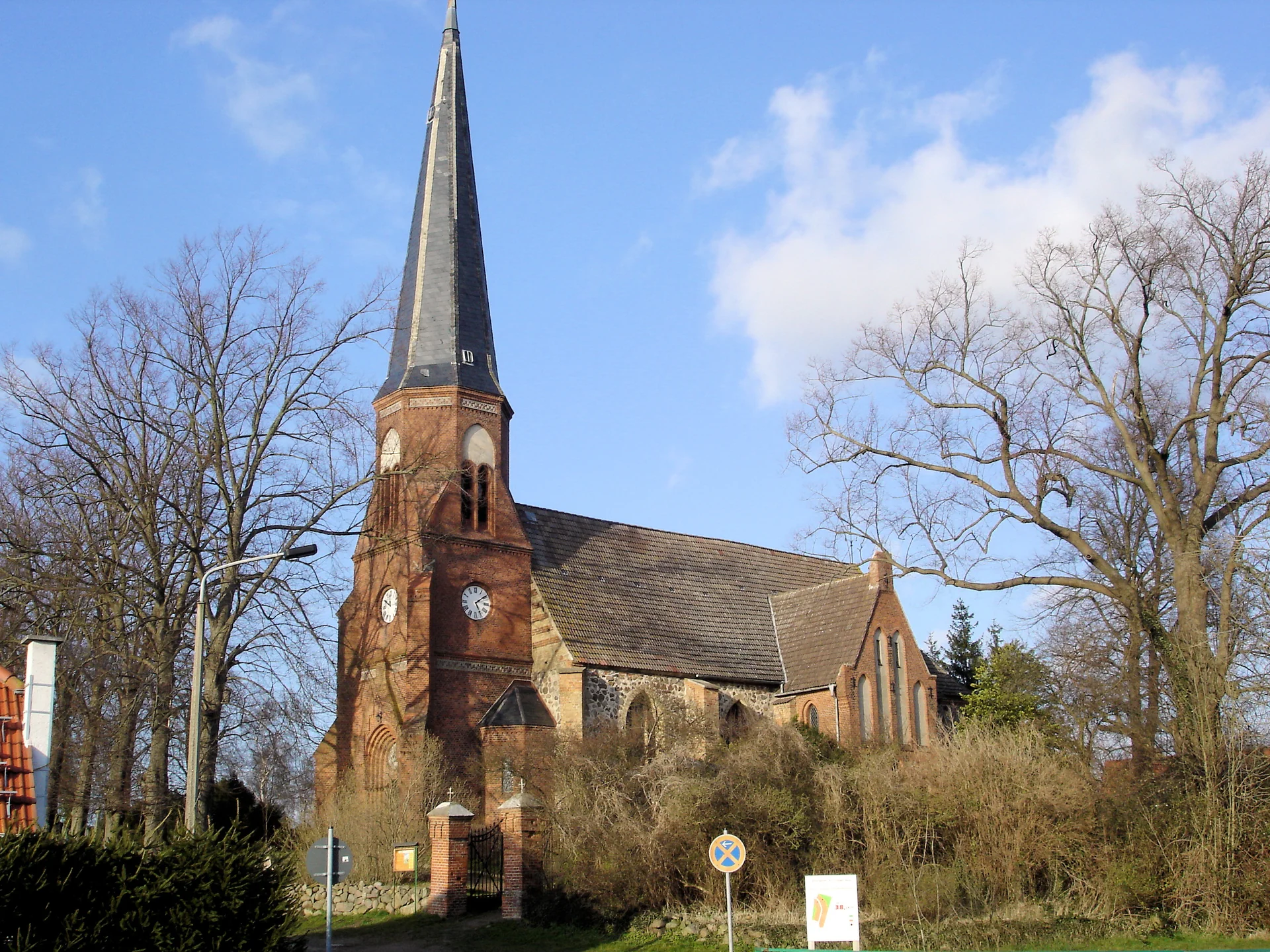 Church in Volkenshagen - cultural site in Mecklenburg-Vorpommern, Germany