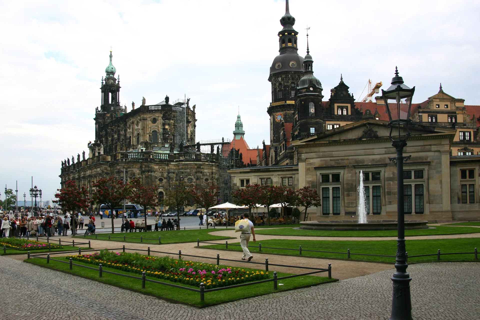 Dresden Cathedral - cultural site in Saxony, Germany