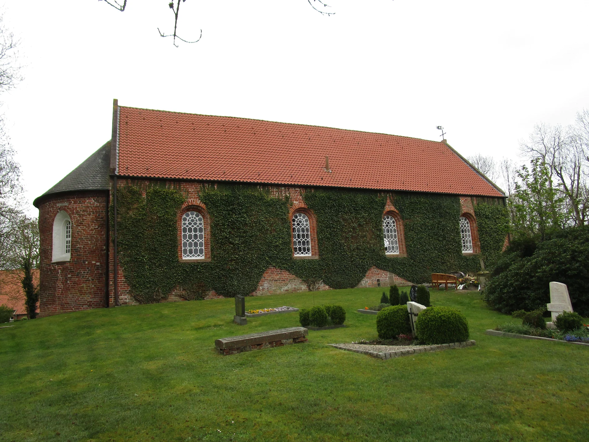 Dunum Church - cultural site in Lower Saxony, Germany