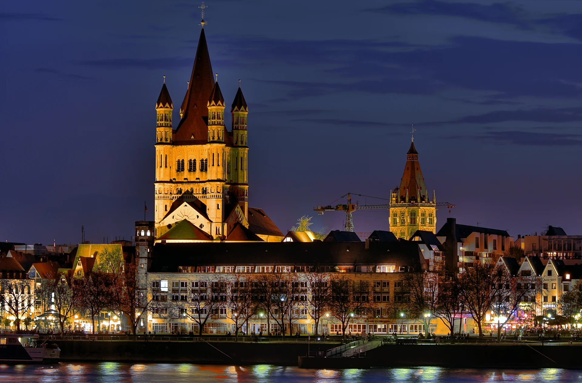 Great St. Martin Church - cultural site in North Rhine-Westphalia, Germany