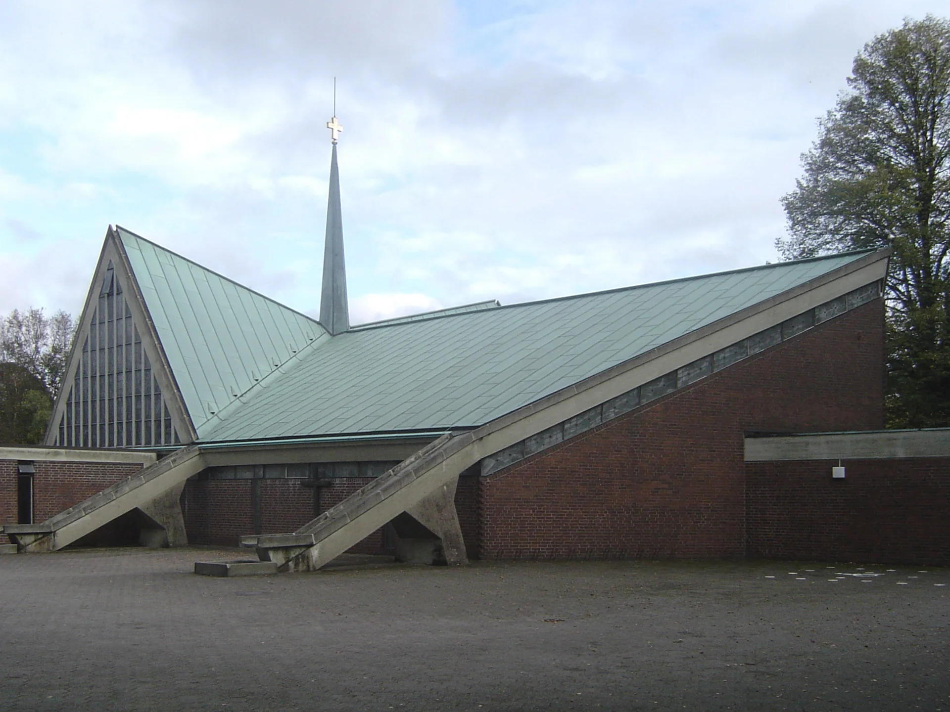 Holy Cross Church Volksdorf - cultural site in Hamburg, Germany