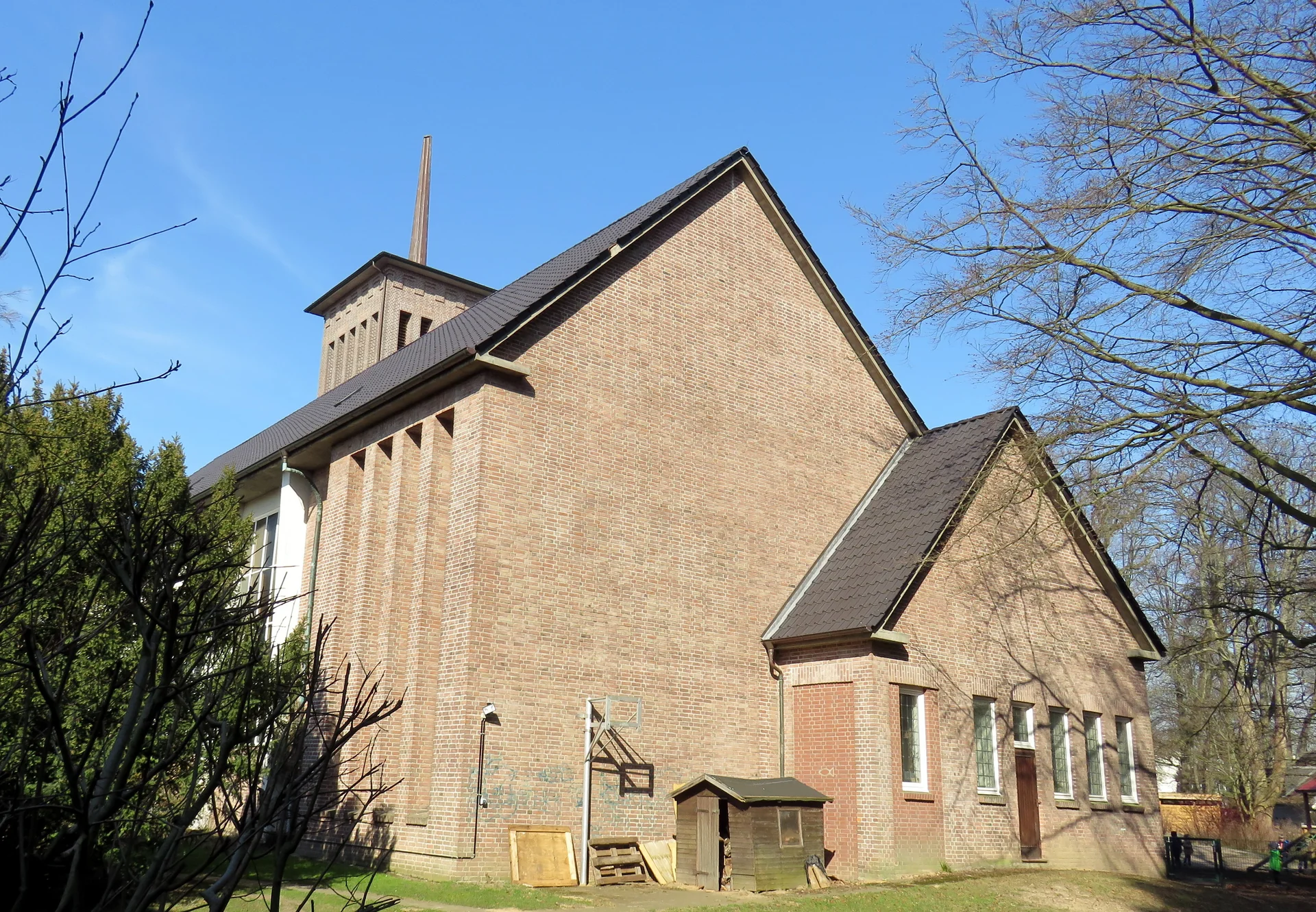 Market church Poppenbüttel - cultural site in Hamburg, Germany