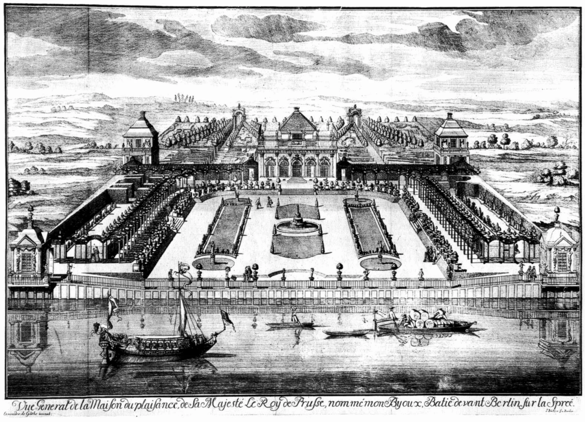 Monbijou Palace - cultural site in Berlin, Germany