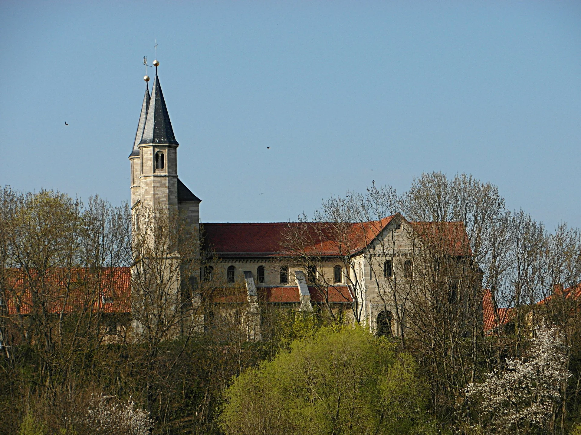 Münchenlohra Abbey - cultural site in Saxony-Anhalt, Germany