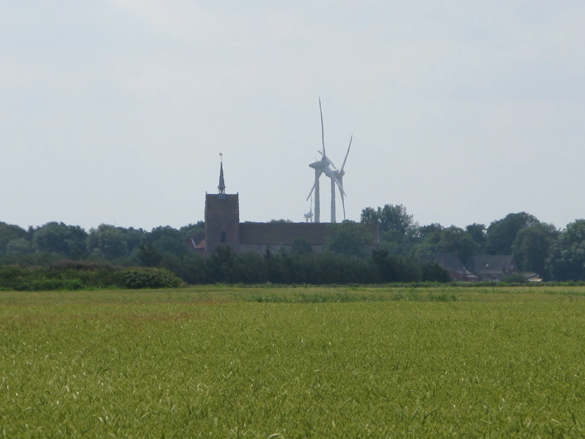 The Evangelical Reformed St. Peter Church in Groothusen - cultural site in Lower Saxony, Germany