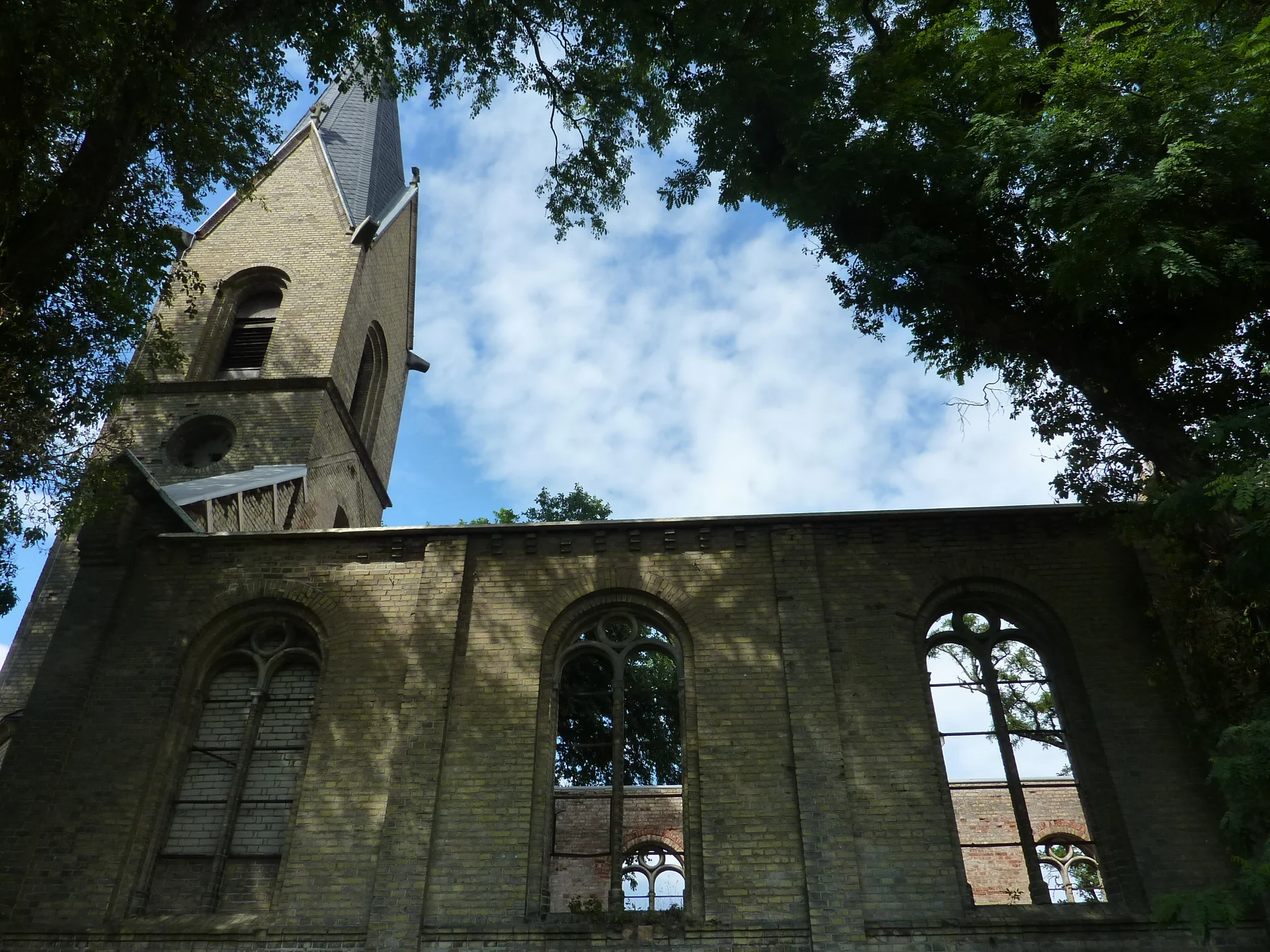 Village church Altthymen - cultural site in Mecklenburg-Vorpommern, Germany