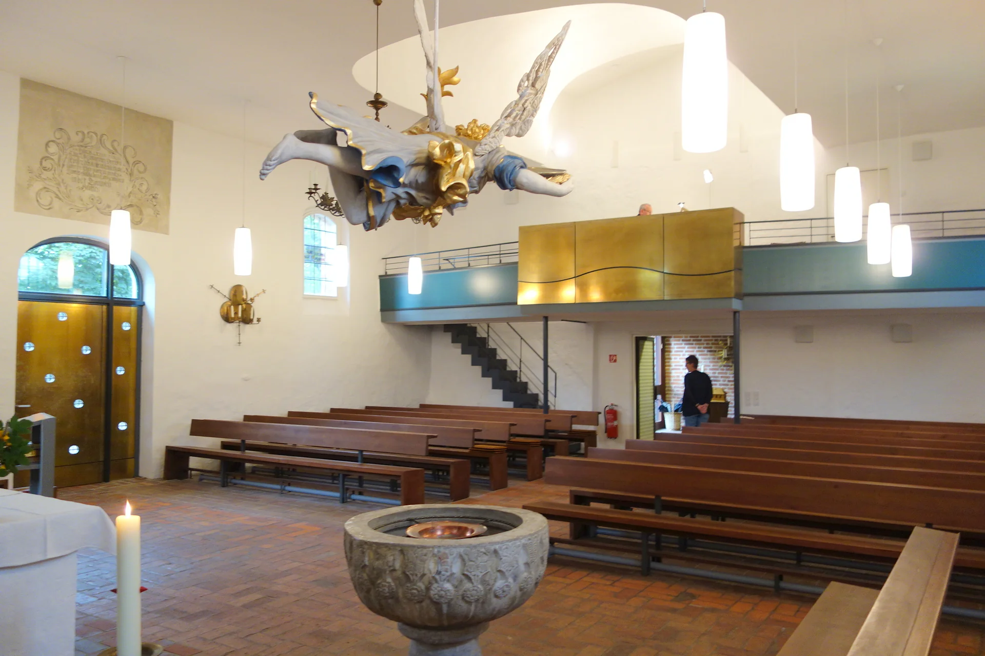 Village church Hamberge - cultural site in Schleswig-Holstein, Germany