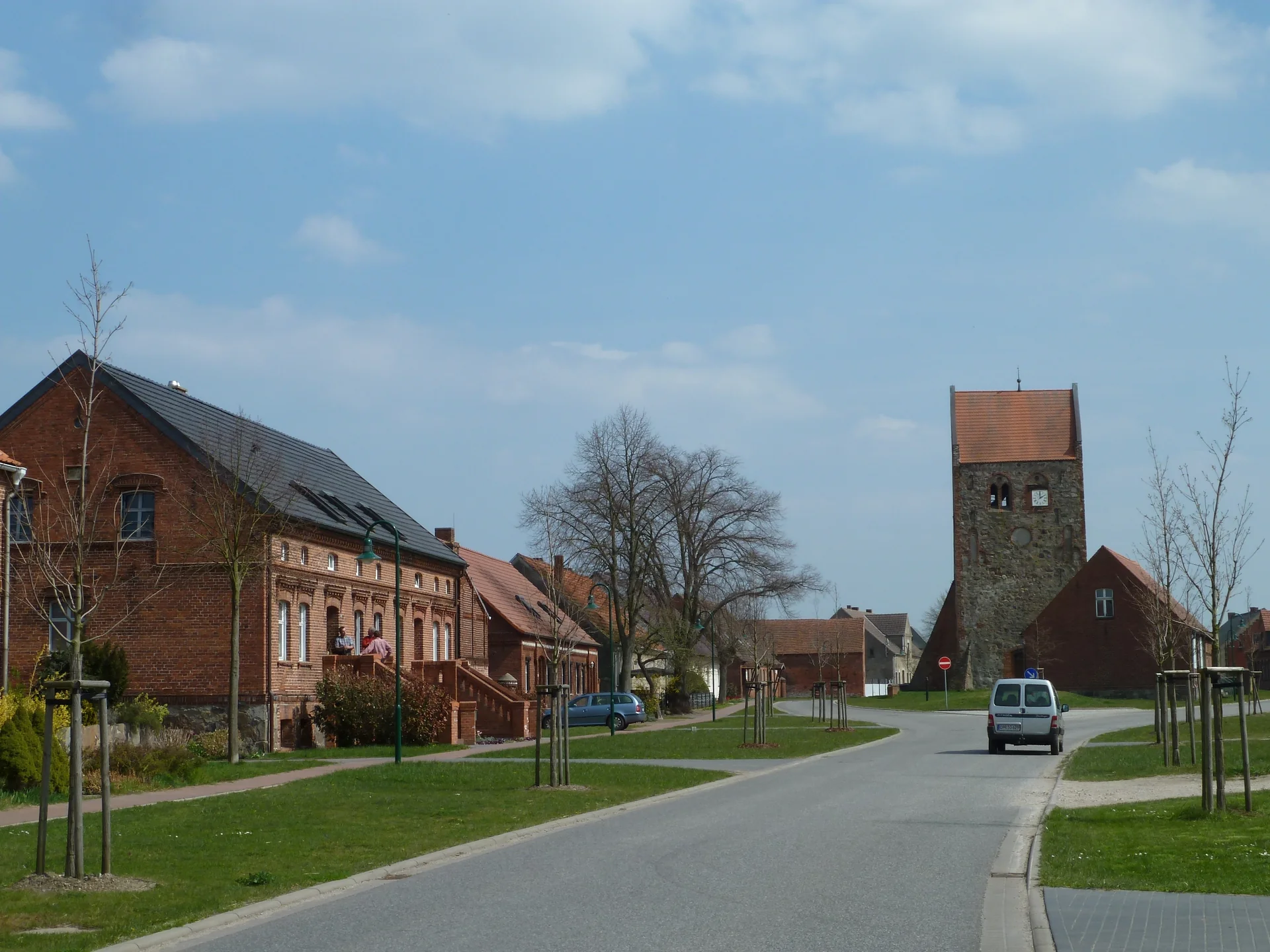 Village church Netzow - cultural site in Brandenburg, Germany