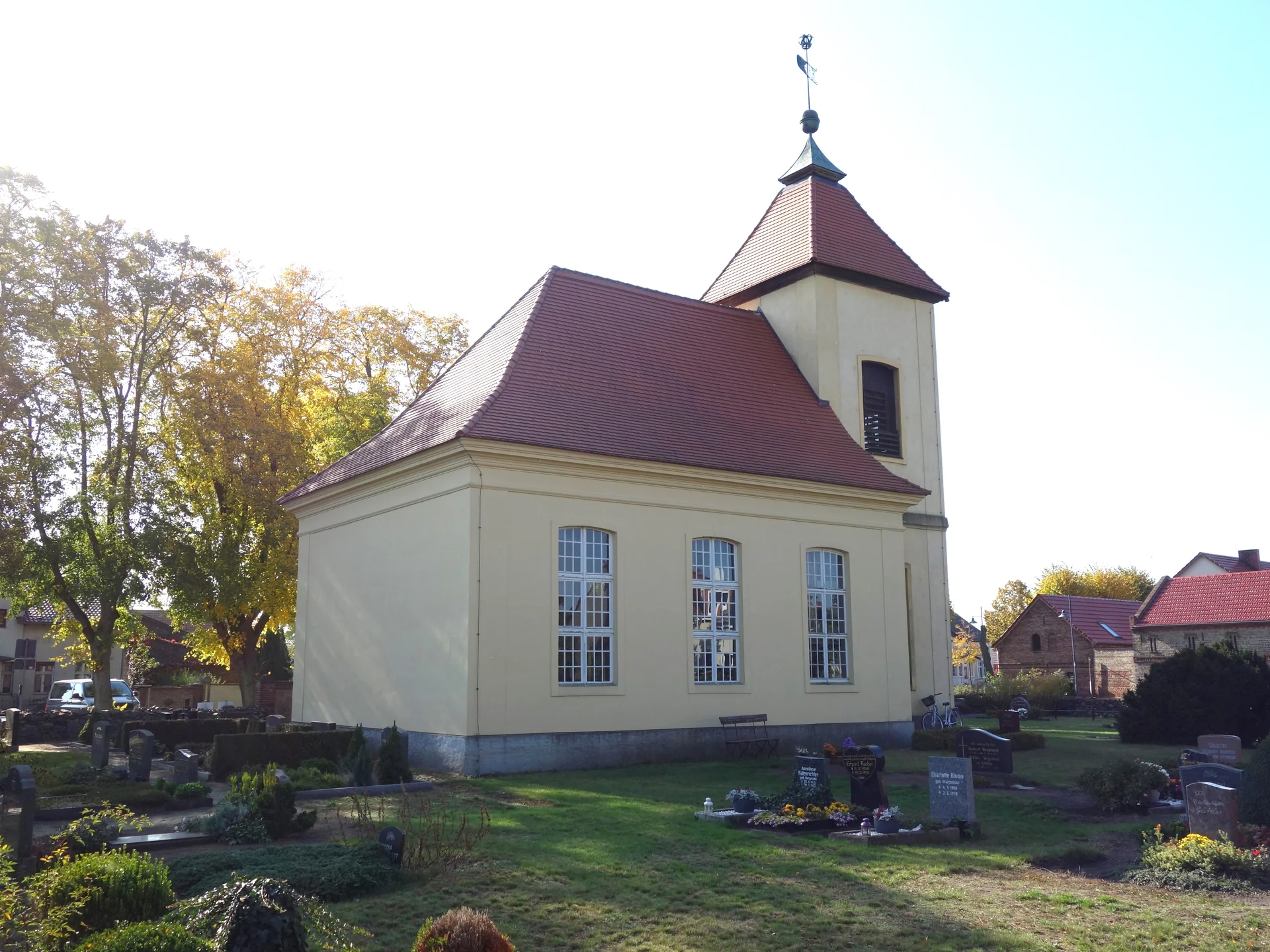 Village church Nudow - cultural site in Berlin, Germany