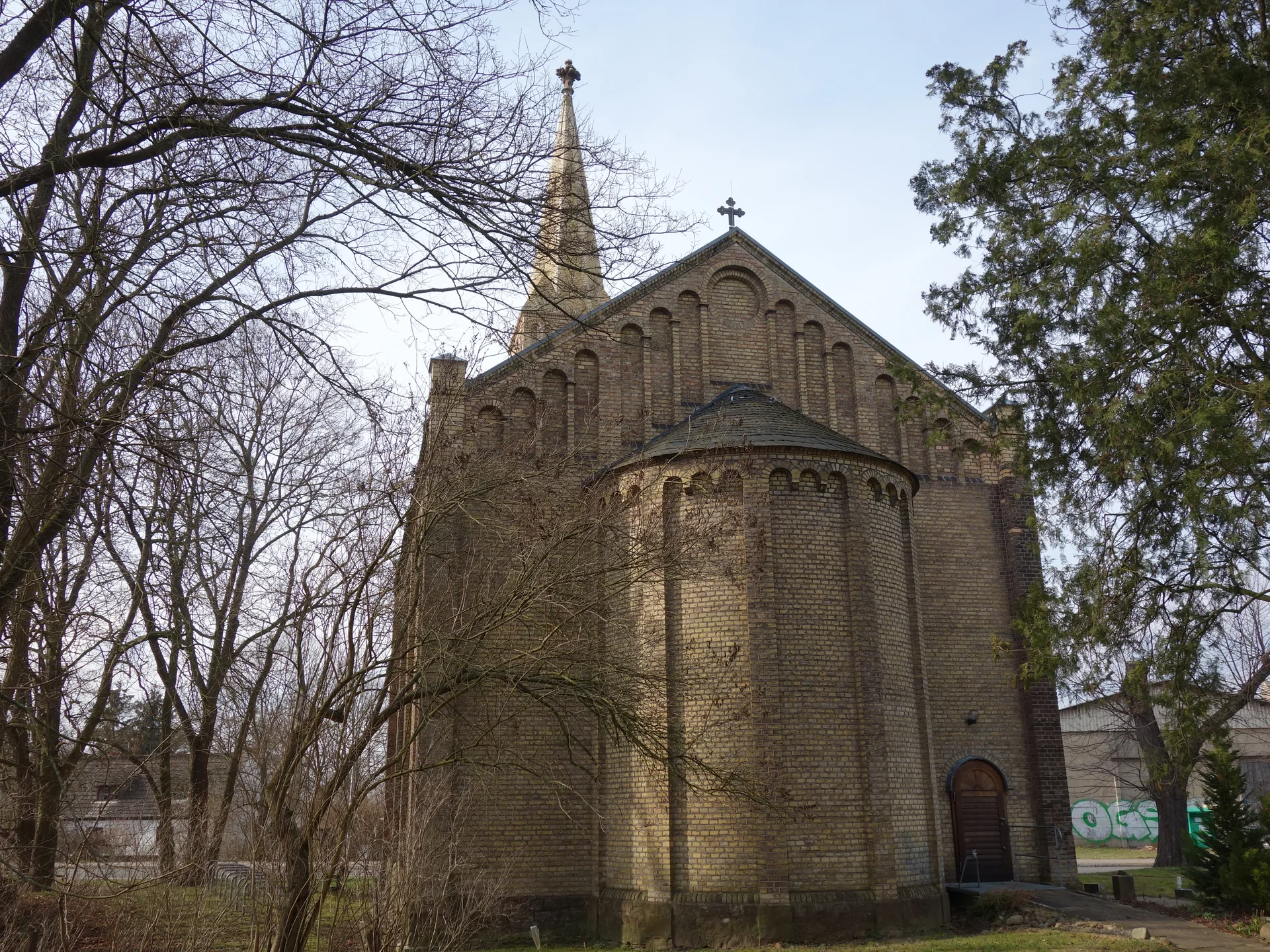 Village church Pinnow (Hohen Neuendorf) - cultural site in Brandenburg, Germany