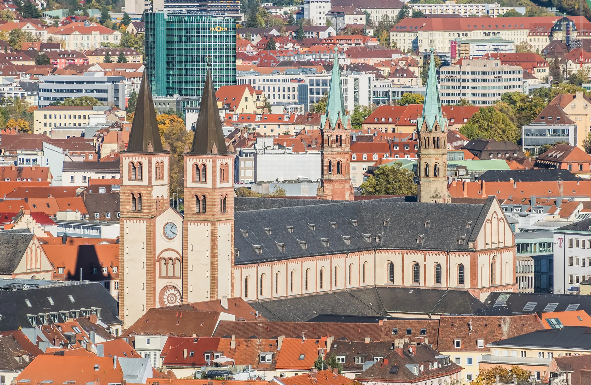 Wurzburg Cathedral - cultural site in Hesse, Germany